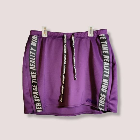 Her Universe Womens Plus Size Marvel Infinity War Infinity Stones Purple Skort - Picture 4 of 5